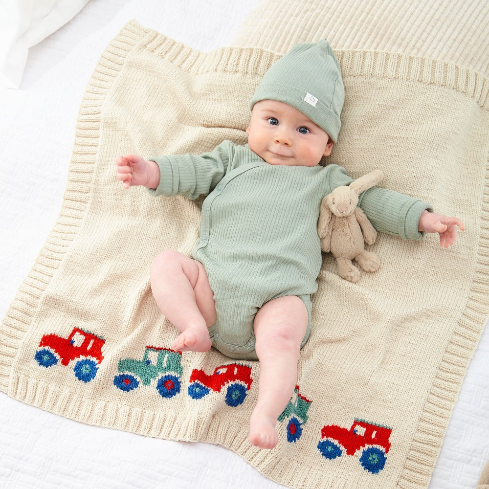 King Cole Tractor Ted Blanket