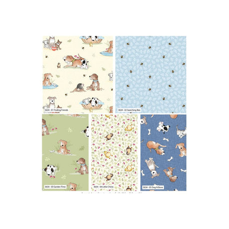 A Dogs Life Fabric Fat Quarter Bundle