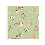 A Dogs Life Fabric Garden Time