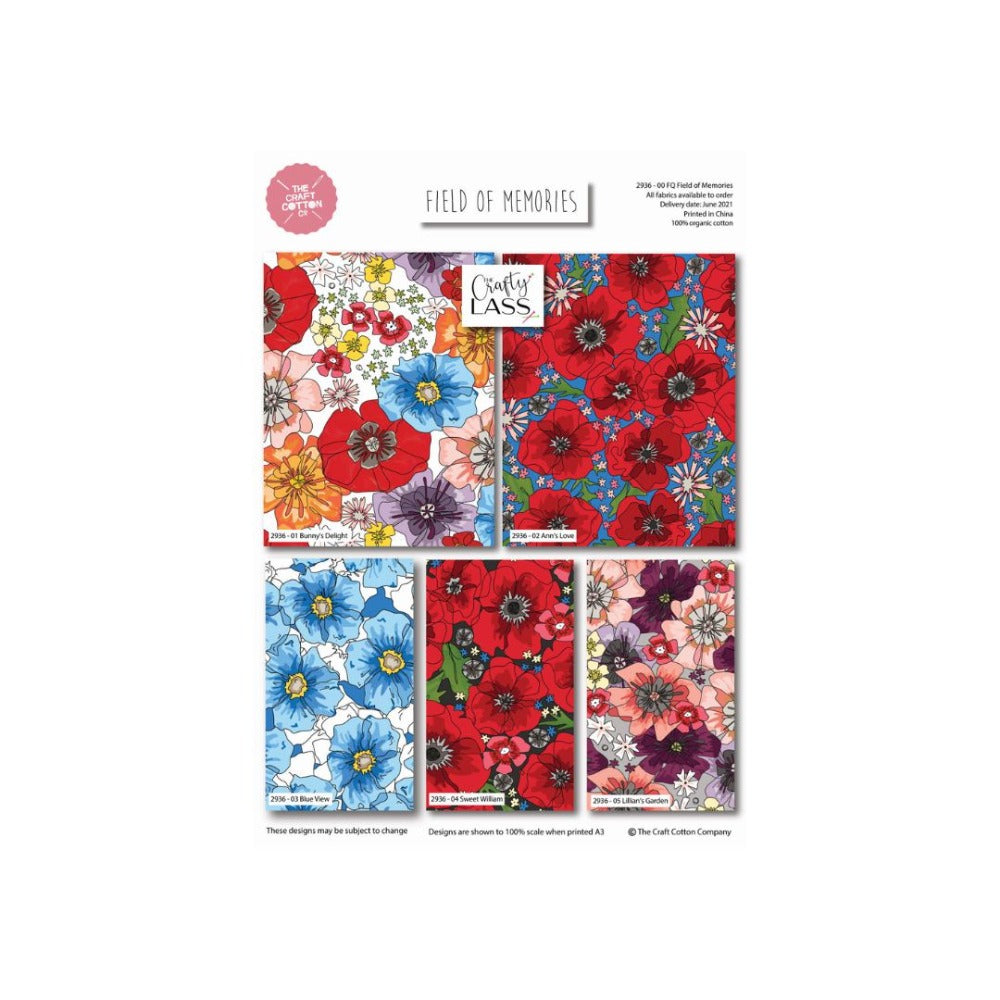 A Field of Memories Fat Quarter Bundle