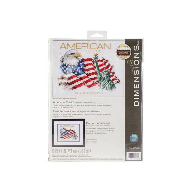 American Patriot Cross Stitch Kit