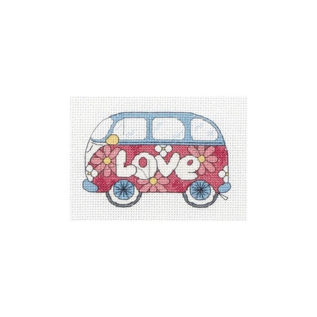 Anchor Camper Van Counted Cross Stitch Kit