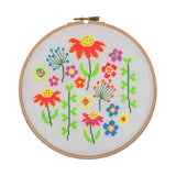 Anchor Cross Stitch Kit Neon Scatter Floral