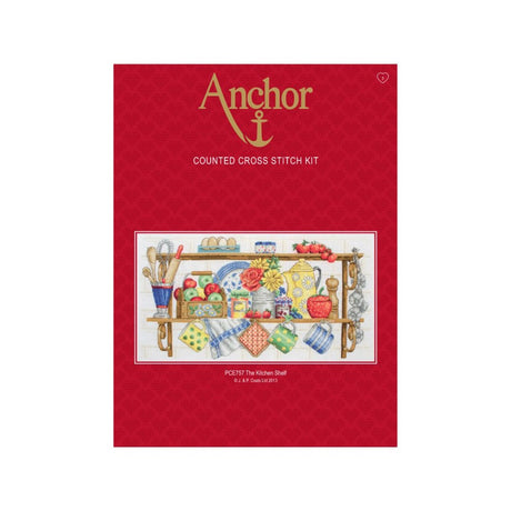 Anchor Kitchen Shelf Cross Stitch Kit