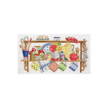 Anchor Kitchen Shelf Cross Stitch Kit