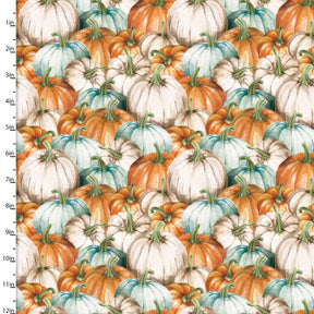 Autumn Days Fabric Packed Pumpkins