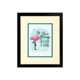 Be a Flamingo Cross Stitch Kit