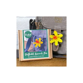 Beaded Daffodil Brooch Kit