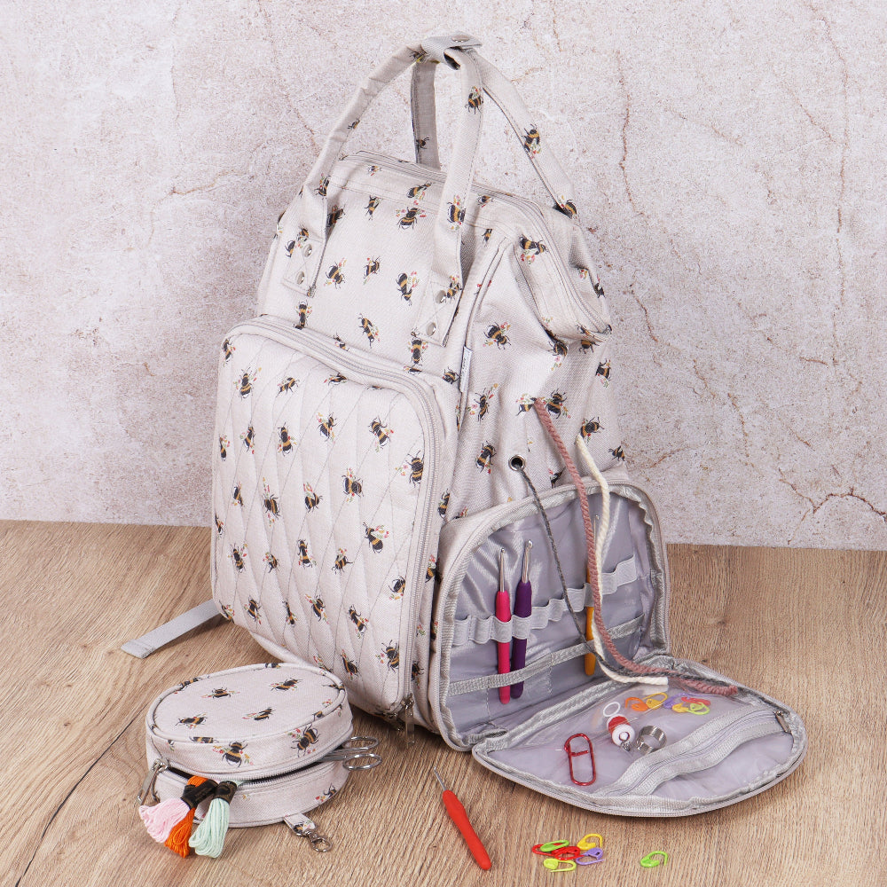 Bee Craft Storage Backpack Side Pocket