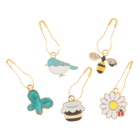 Bee Happy Bulb Stitch Markers
