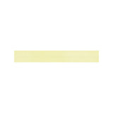 A horizontal strip of pale yellow fabric on a solid white background.