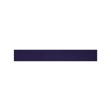 A solid dark purple rectangular colour swatch centered horizontally on a plain white background.