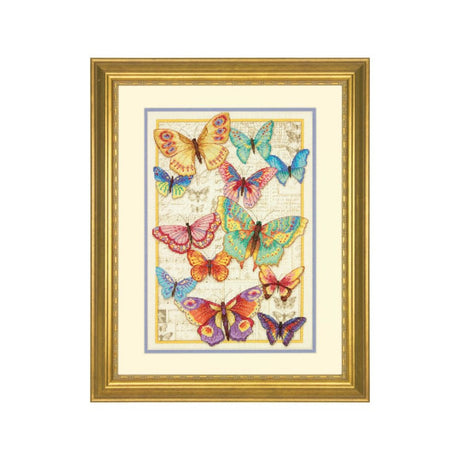 Butterfly Bright Counted Cross Stitch Kit