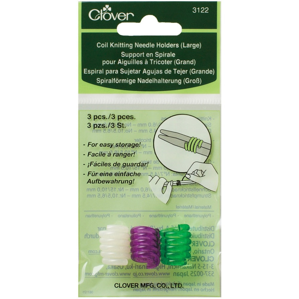 Clover Coil Knitting Needle Holder Large