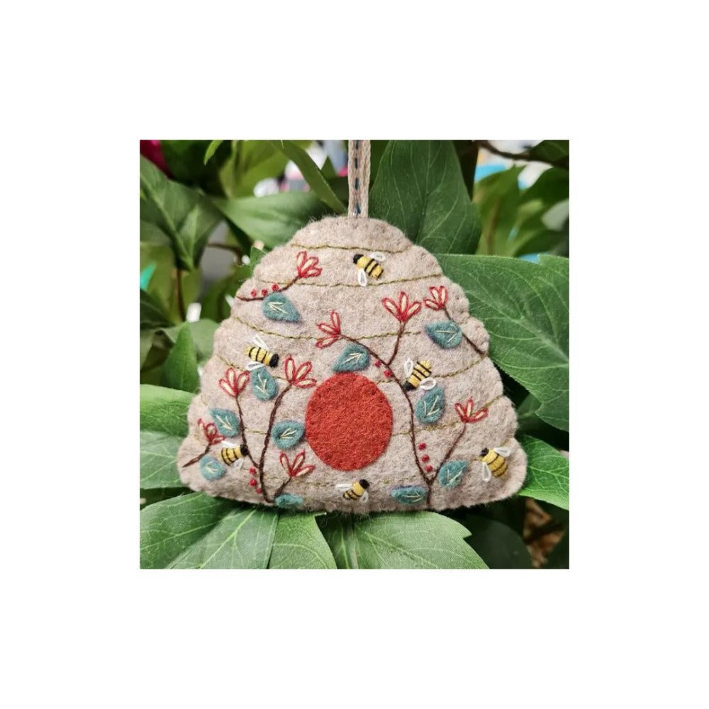 Corinne Lapierre Embroidered Bee Hive