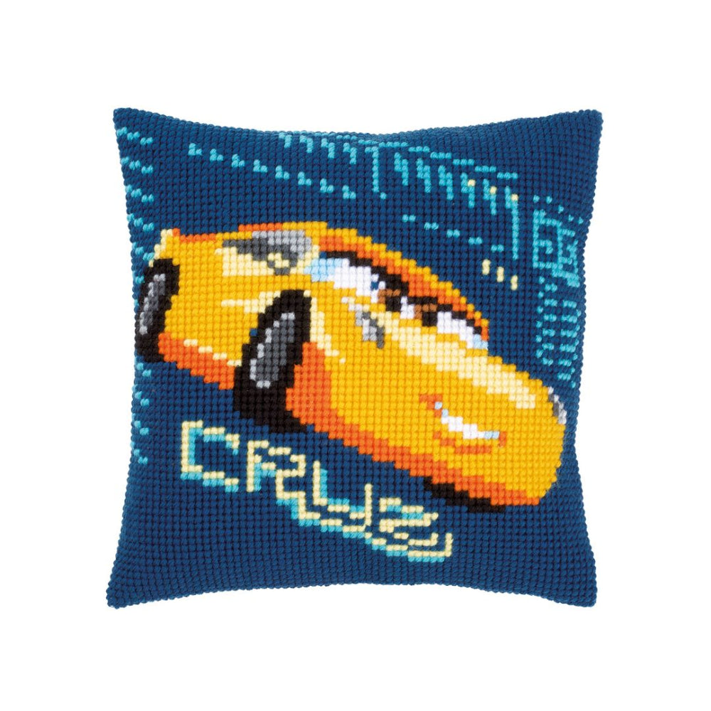 Cruz Cars Cross Stitch Cushion Kit