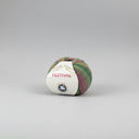 A ball of variegated yarn with green, pink, and yellow tones, wrapped in a white paper label that reads 'FESTIVAL' and shows the Cygent Yarns logo, on a plain white background.