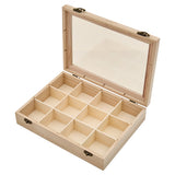Embroidery Floss Skein Wooden Box Inside