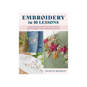 Embroidery with 10 Lessons Book