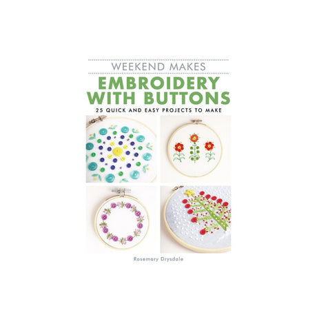 Embroidery with Buttons Weekend Makes Book