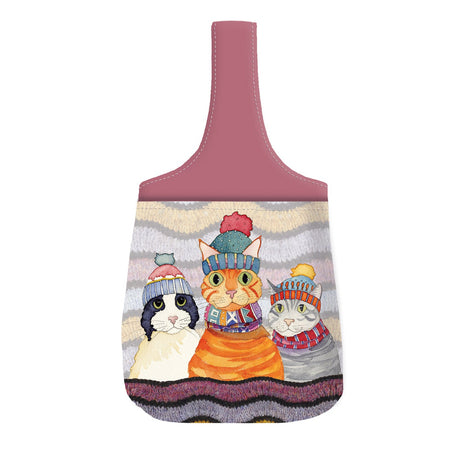 Emma Ball Cats in Hats Wrist Bag