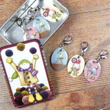 Emma Ball Crafting Gnomes Crochet Stitch Markers
