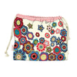 Emma Ball Crochet Motifs Drawstring Bag