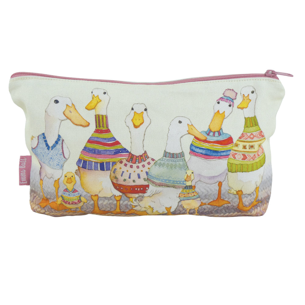 Emma Ball Dapper Ducks Zipped Pouch
