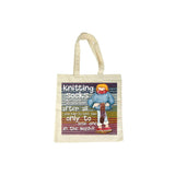 Emma Ball Knitting Socks Canvas Bag