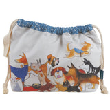 Emma Ball Paw Club Drawstring Bag