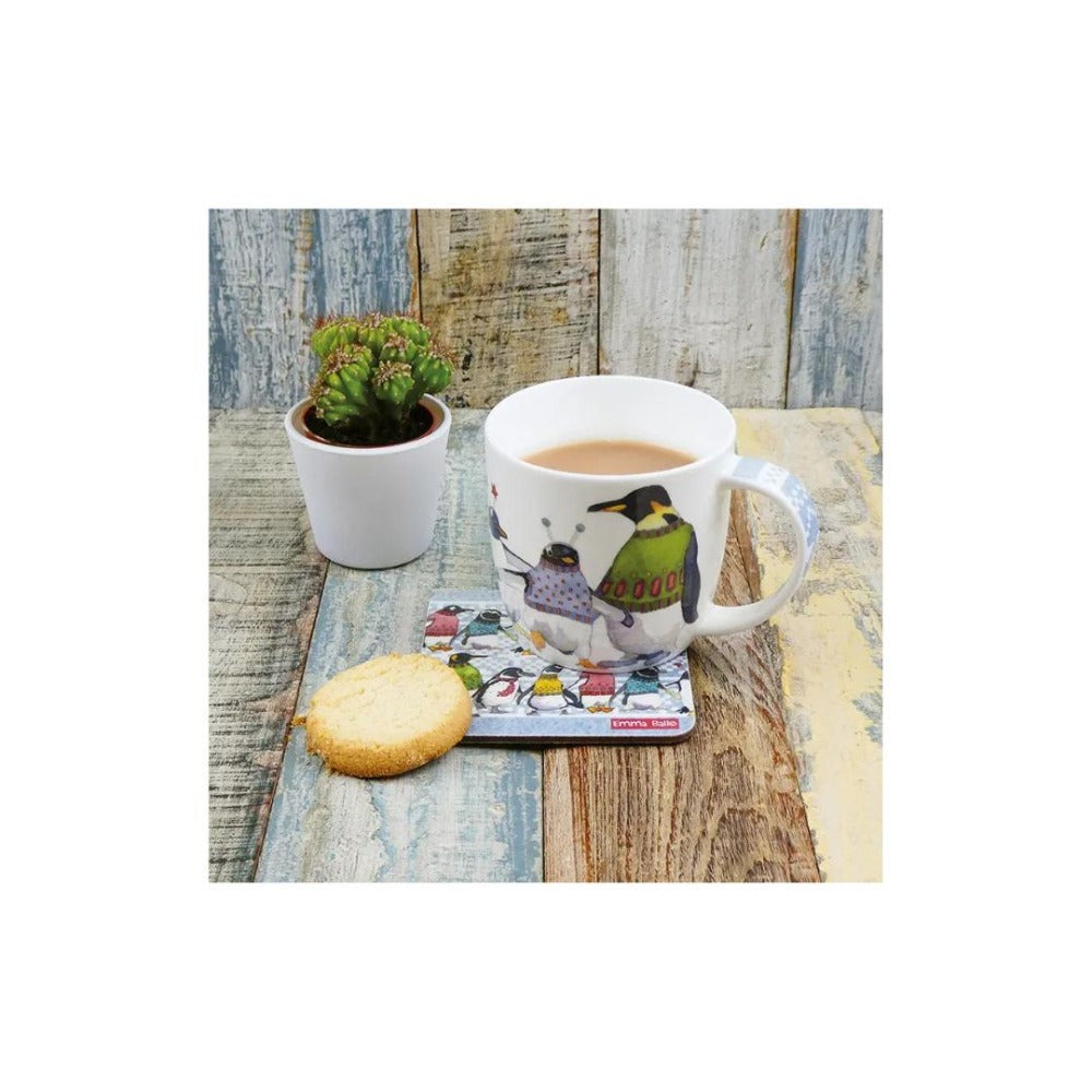 Tazza In Porcellana Fine Bone China Emma Ball Con Design Di Gabbiani – Capacità 350 Ml. Regalo Perfetto In Confezione Regalo, Lavabile In Lavastoviglie - 4