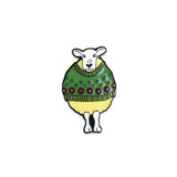 Emma Ball Sheep in Green Sweater badge
