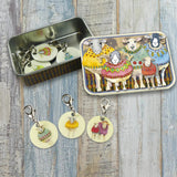 Emma Ball Sheep in Sweaters Crochet Stitch Markers