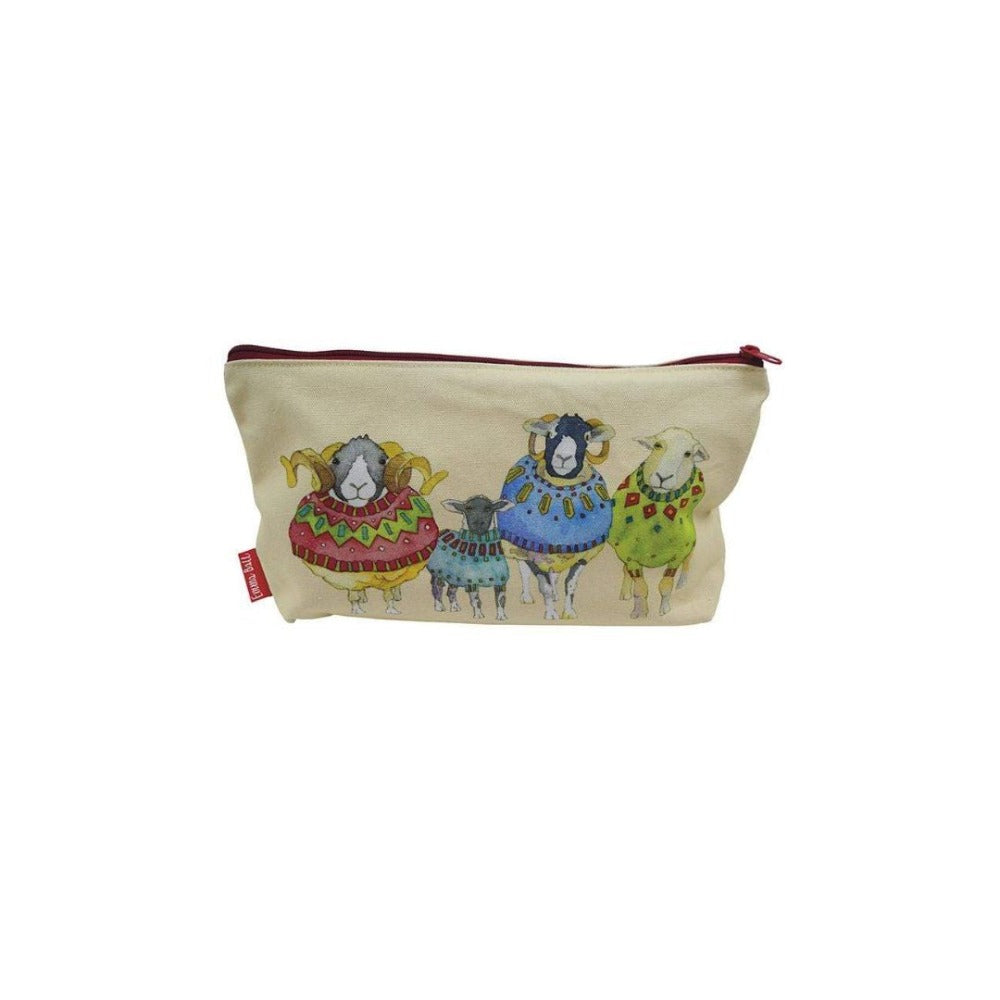 Emma Ball Sheep in Sweaters Zipped Pouch