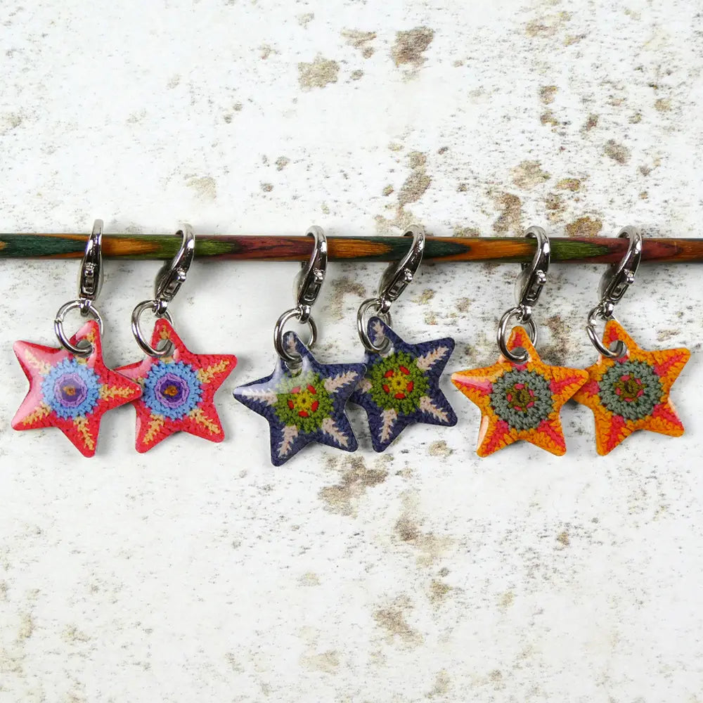 Emma Ball Star Crochet Stitch Markers