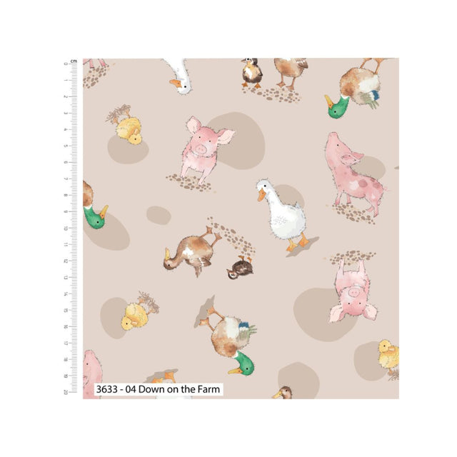 Farmyard Fabric Down on the Farm