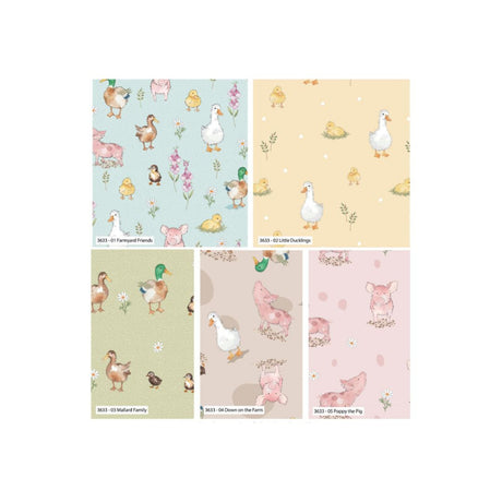 Farmyard Fabric Fat Quarter Bundle