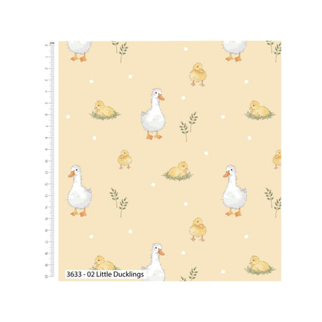 Farmyard Fabric Little Ducklings