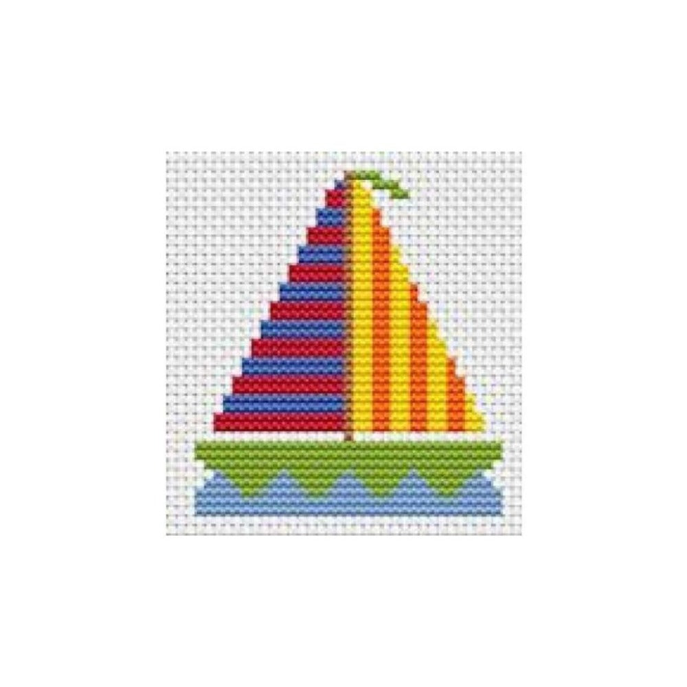 Fat Cat Sew Simple Yacht Cross Stitch Kit