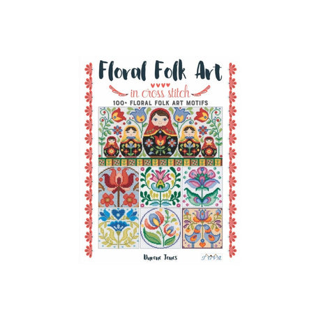 Floral Folk Art Cross Stitch Book