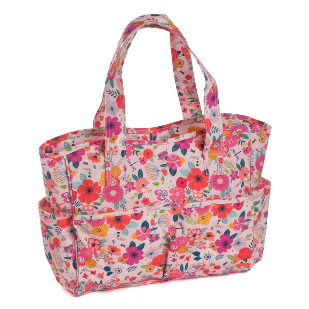 Floral Garden PVC Craft Bag