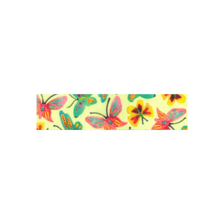 Flutterby Butterfly Ribbon 25 mm Lemon