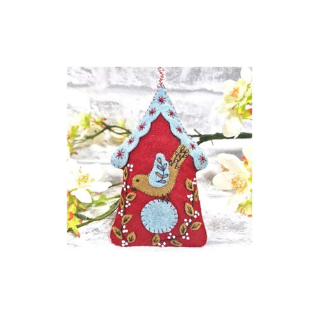 Folk Birdhouse Felt Kit