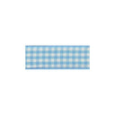 Gingham Ribbon 25 mm Blue 