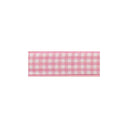 Gingham Ribbon 25 mm Pink