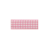 Gingham Ribbon 25 mm Pink