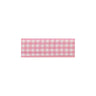 Gingham Ribbon 25 mm Pink