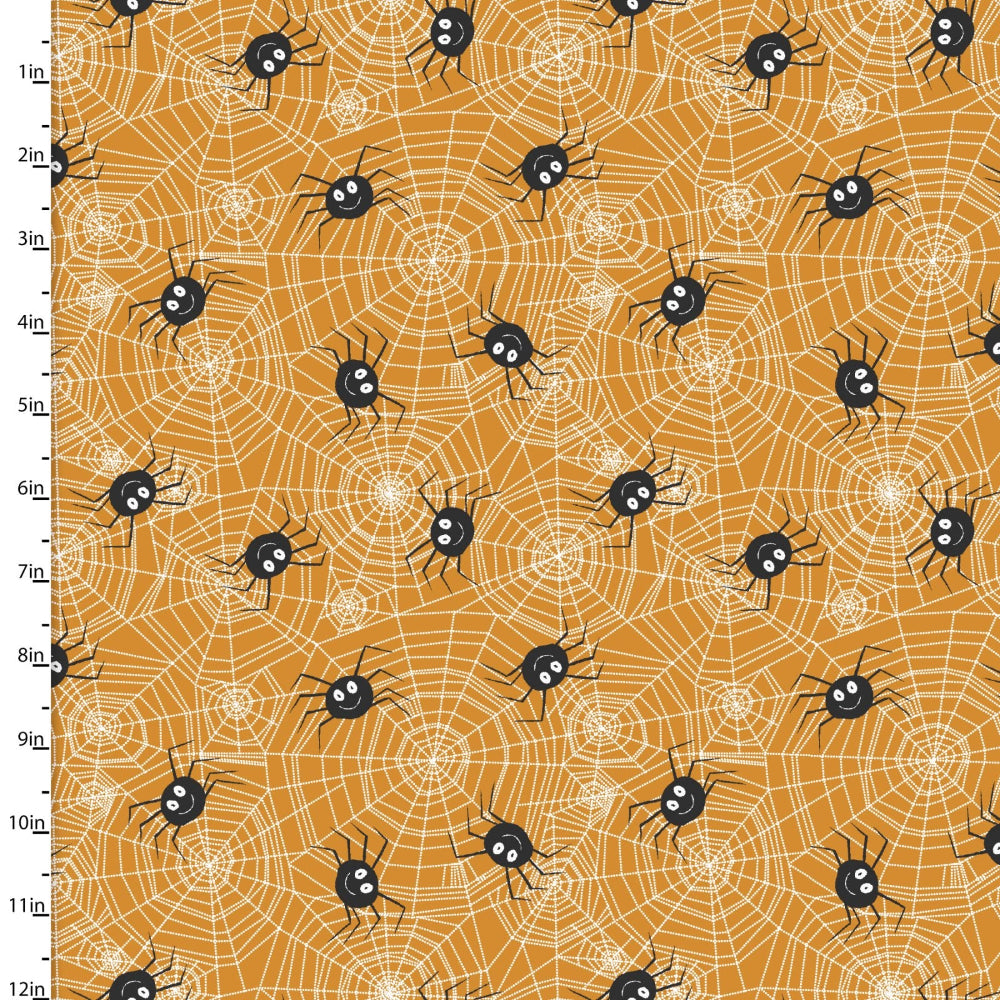 Halloween Fabric Monster Squad Tangled Web