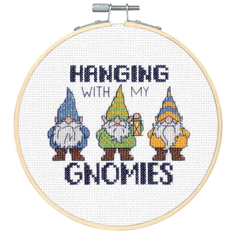 Hanging with my Gnomes Cross Stitch Kit