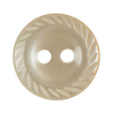 Hemline Decorative Baby Buttons Cream